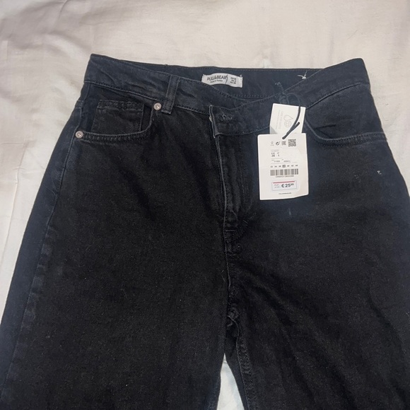 Pull&Bear Jeans Pull And Bear Cross Black Straight Leg Jeans Poshmark